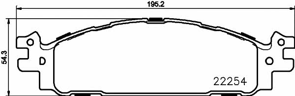 Mintex MDB3798 Brake Pad Set, disc brake MDB3798