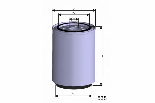 Misfat WS002 Fuel filter WS002