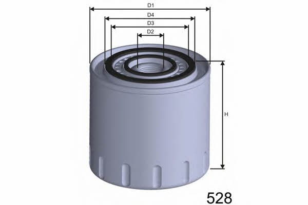 Misfat Z313 Oil Filter Z313