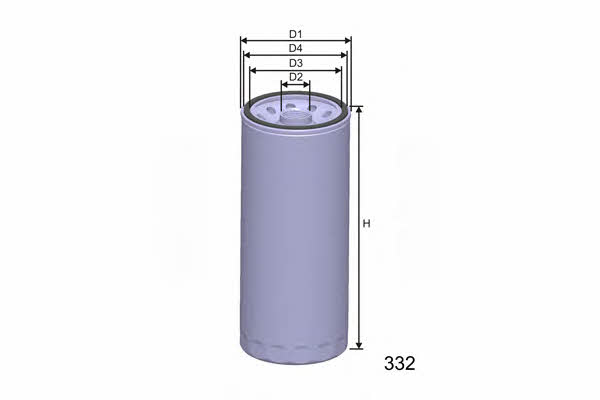 Misfat Z411 Oil Filter Z411