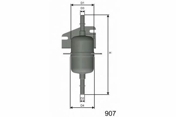 Misfat E105 Fuel filter E105