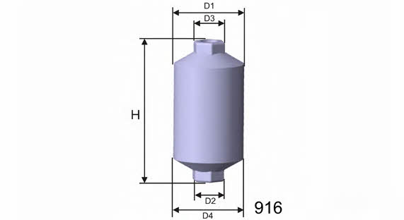 Misfat E502 Fuel filter E502