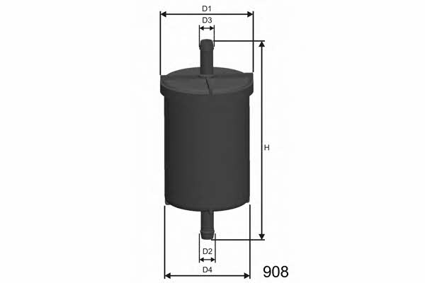 Misfat E562 Fuel filter E562