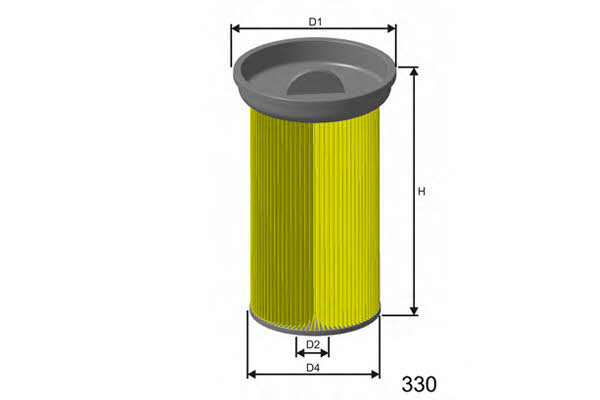 Misfat F005 Fuel filter F005