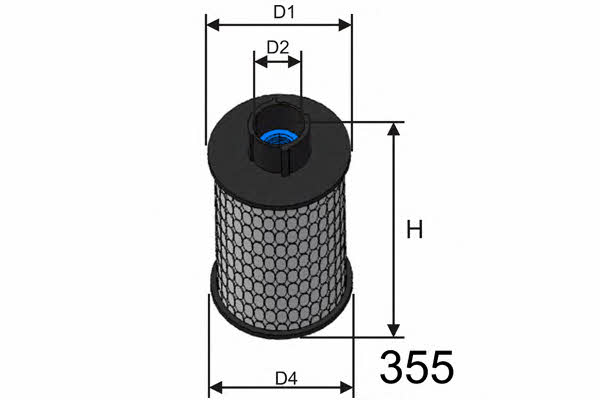 Misfat F116 Fuel filter F116