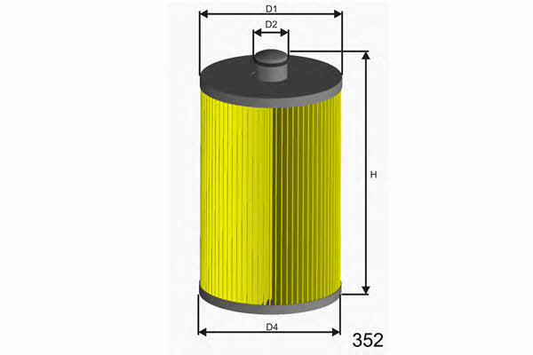 F126 Misfat Fuel filter