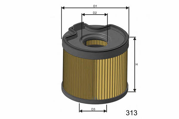 Misfat F691 Fuel filter F691