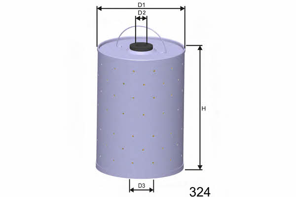 Misfat L434 Oil Filter L434