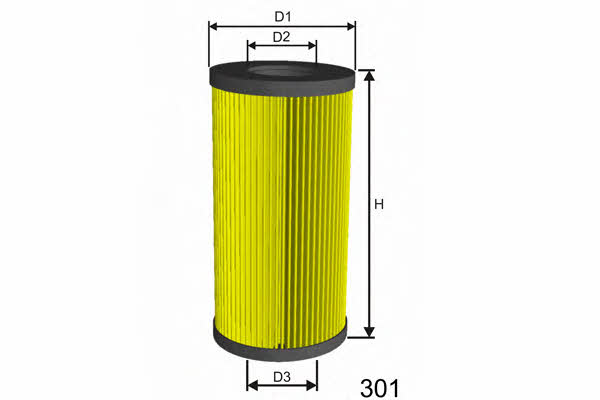 Misfat LM563 Oil Filter LM563