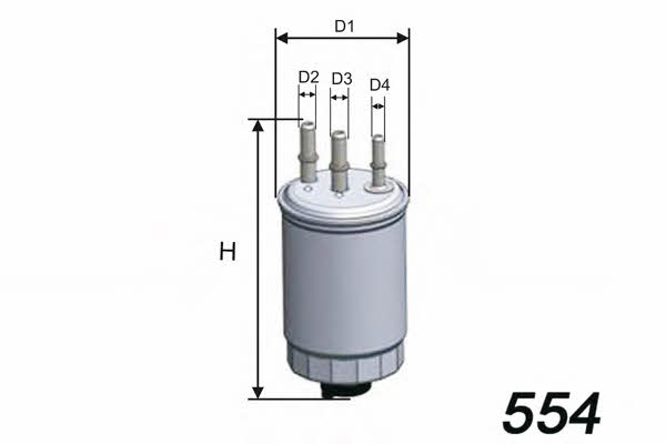 Misfat M294 Fuel filter M294