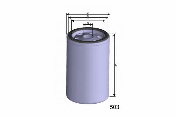 Misfat M329 Fuel filter M329