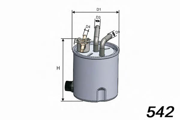 Misfat M330 Fuel filter M330