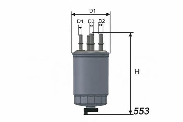 Misfat M331 Fuel filter M331