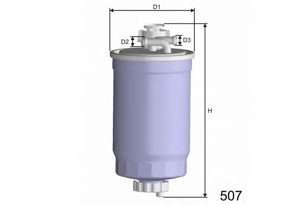 Misfat M365A Fuel filter M365A