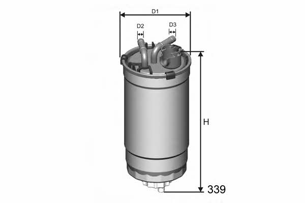 Misfat M391 Fuel filter M391