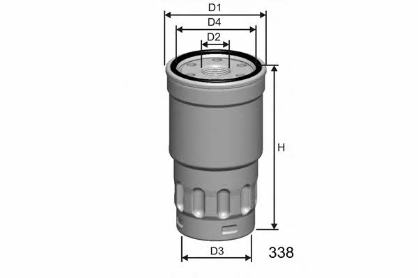 Misfat M413 Fuel filter M413
