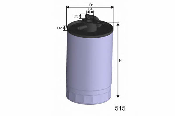 Misfat M427 Fuel filter M427
