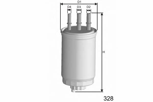 Misfat M445 Fuel filter M445