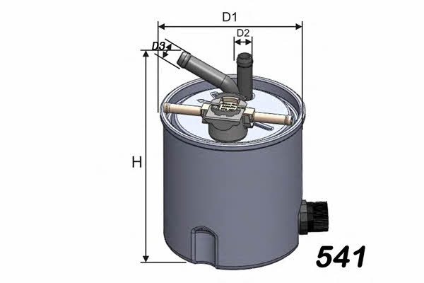 Misfat M556 Fuel filter M556