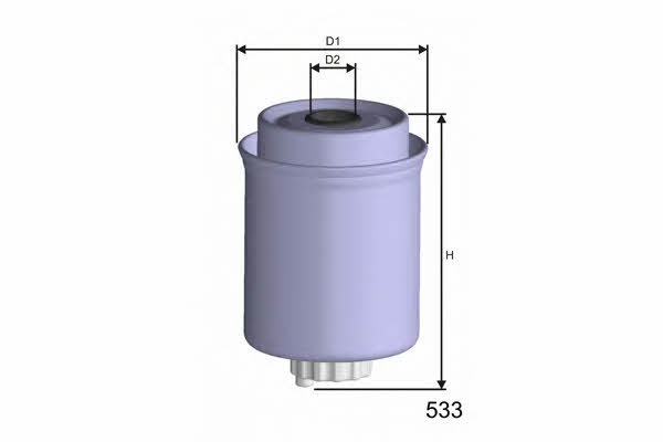 Misfat M627 Fuel filter M627