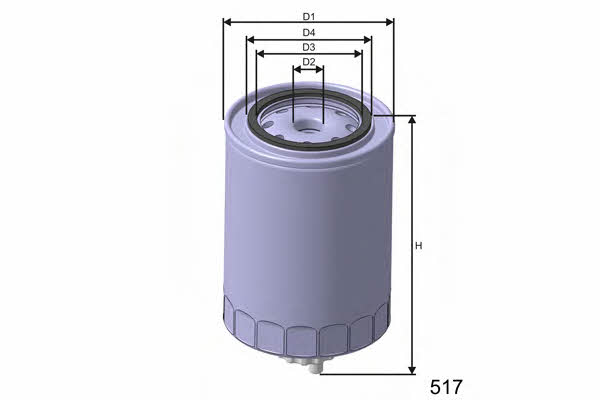 Misfat MM327 Fuel filter MM327