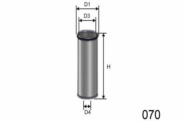 Misfat R055 Air filter R055