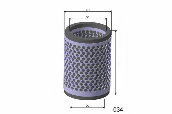 Misfat R061 Air filter R061