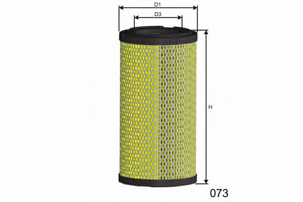 Misfat R1045 Air filter R1045