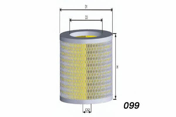 Misfat R140 Air filter R140