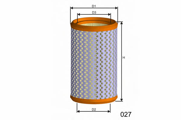 Misfat R232 Air filter R232