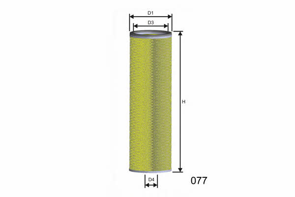 Misfat R410 Air filter R410
