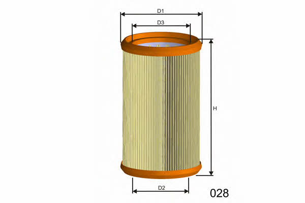Misfat R800A Air filter R800A