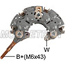 RN03 Mobiletron Rectifier, alternator