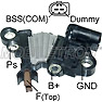 Mobiletron VR-B033 Generator regulator VRB033 VRB033 Mobiletron Generator regulator