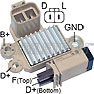 VRV005 Mobiletron Alternator regulator