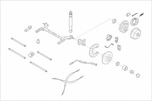  MO02063HA Wheel suspension MO02063HA