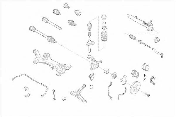  MO04683VA Wheel suspension MO04683VA