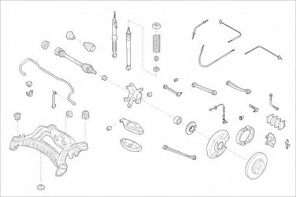  MO04690HA Wheel suspension MO04690HA