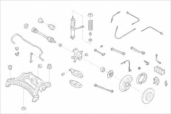 MO05541HA Monroe Wheel suspension
