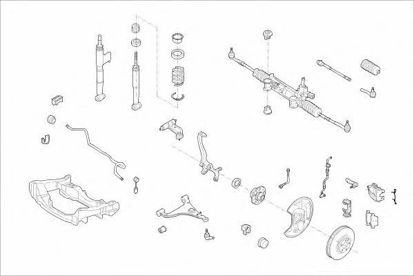 MO05543VA Monroe Wheel suspension
