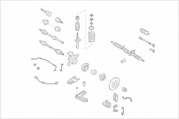 MO05802VA Monroe Wheel suspension
