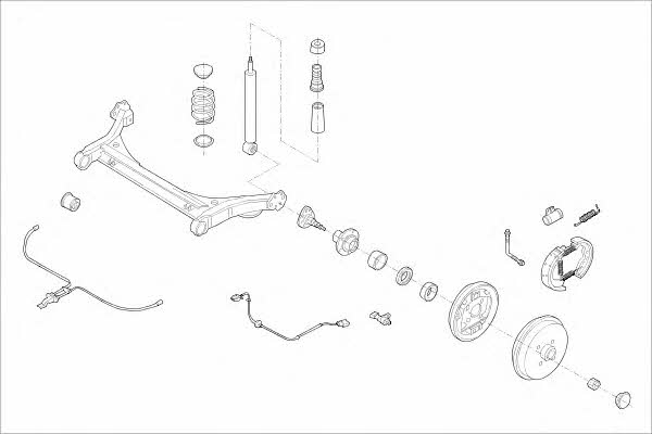 MO07895HA Monroe Wheel suspension