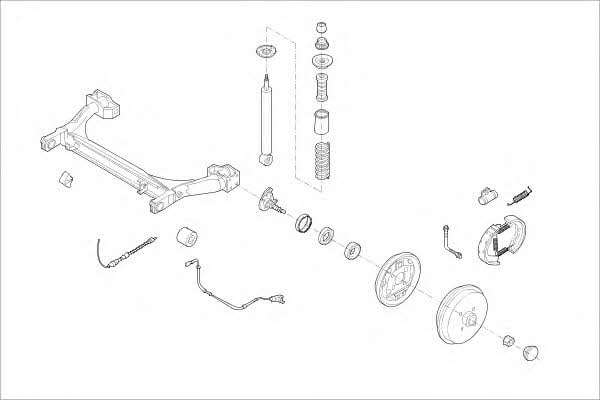 MO07899HA Monroe Wheel suspension
