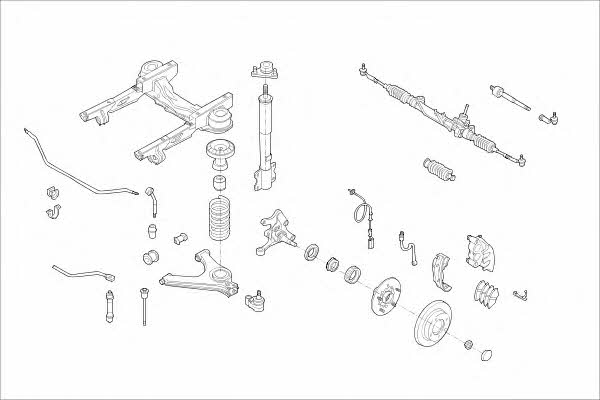 MO08764VA Monroe Wheel suspension