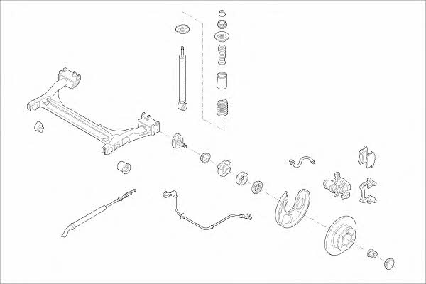 MO09904HA Monroe Wheel suspension