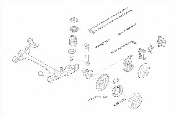 Monroe MO10165HA Wheel suspension MO10165HA