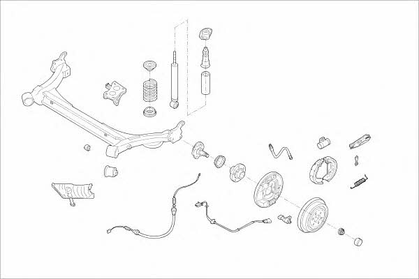 MO11629HA Monroe Wheel suspension