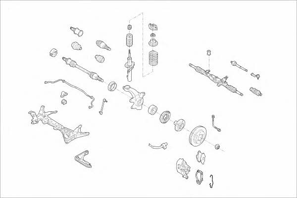  MO12438VA Wheel suspension MO12438VA