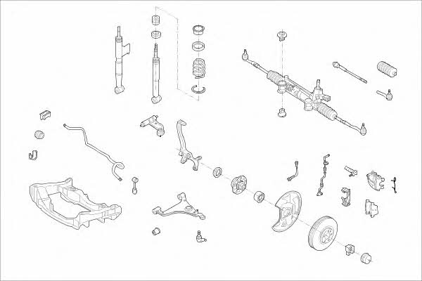 MO12585VA Monroe Wheel suspension