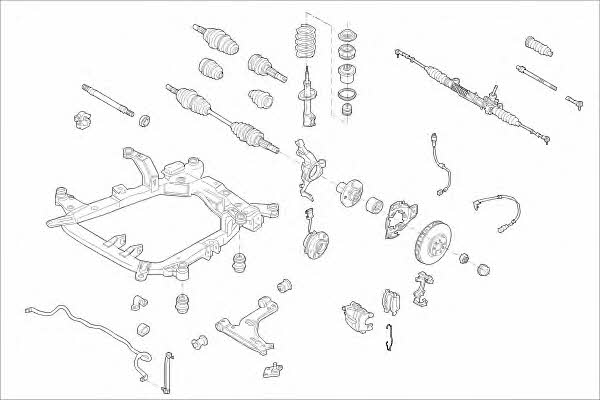 MO13743VA Monroe Wheel suspension